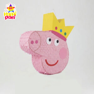 Piñata Personalizada de cabeza peppa pig silueta